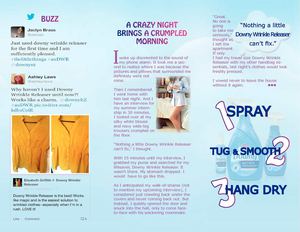 Downy Wrinkle Releaser Brochure