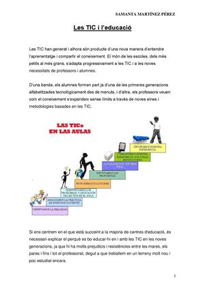 Les Tics i L'Educació