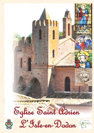 Brochure de l'église Saint Adrien de l'Isle en Dodon
