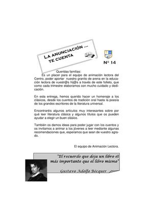 FOLLETO LA ANUNCIACIÓN TE CUENTA 14