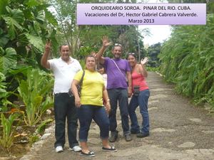 ORQUIDEARIO SOROA.  PINAR DEL RIO. CUBA