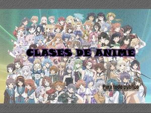 Clases de anime :D