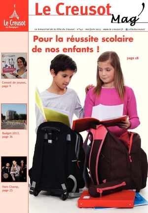 Le Creusot Mag' - N°141 mai-juin 2013