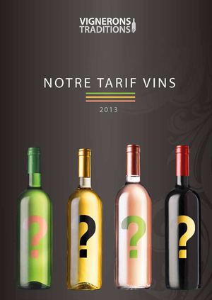 Catalogue Vins- Vignerons & Traditions