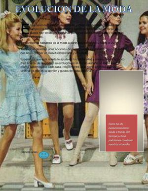 Evolucion de la moda 