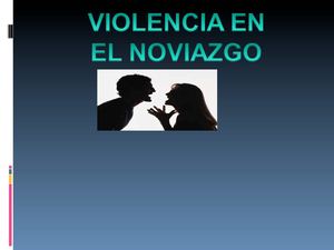 violencia en el noviasgo