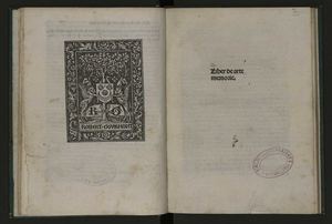 Ars memoriae - Incunable - Ville de Montbéliard