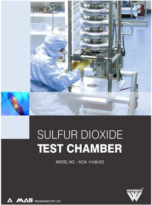 Sulfur Dioxide Test Chamber