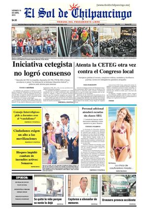 El Sol de Chilpancingo - 19 Abril 2013