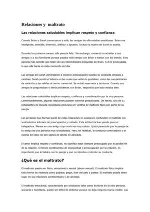 RELACIONES Y MALTRATO