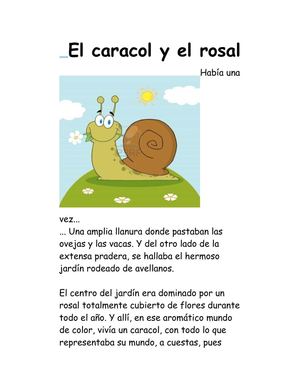 El caracol y el rosal