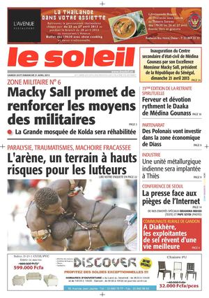 Edition du 20 - 21 Avril 2013