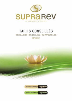 TARIFS SUPRAREV TTC