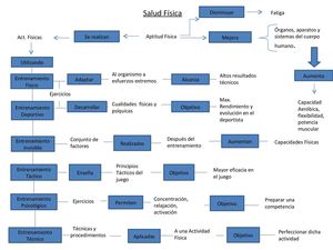 mapa conceptual. salud fisica