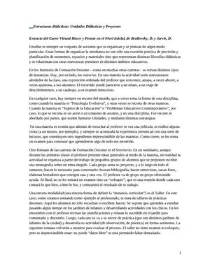 Estructuras didácticas,curso virtual Brailovsky, Jarvis