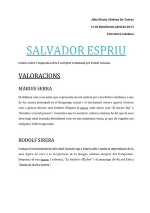 Salvador Espriu