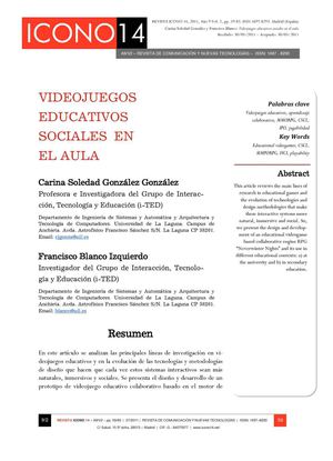 Videojuegos educativos Sociales en el aula