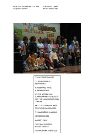 EL SECUESTRO DE LA BIBLIOTECARIA