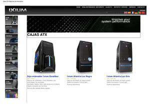 Catálogo de cajas pc de Ixium mayorista de informática