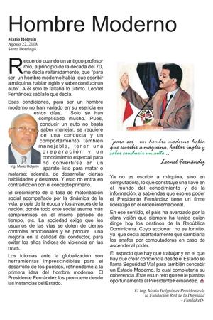 Hombre moderno en sociedad moderna