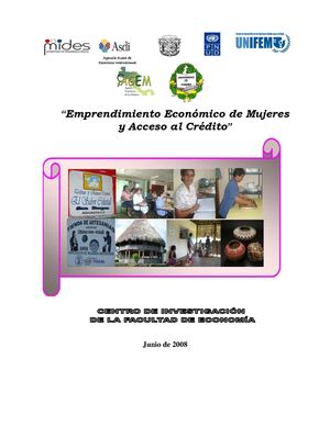 Emprendimiento Económico de Mujeres y Acceso al Crédito