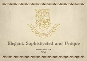 Leopard Rock Lodge Kenya Brochure 