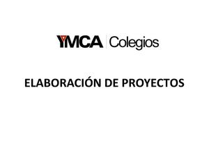ELABORACIÓN DE PROYECTOS: EJEMPLO