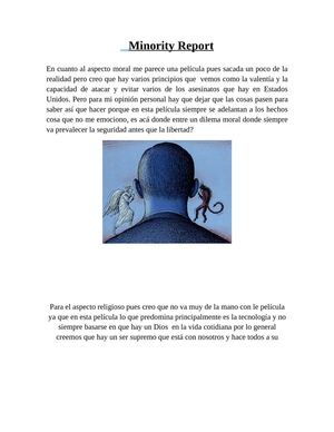Minority Report