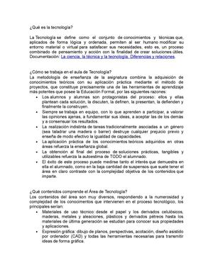 Que es la tecnologia