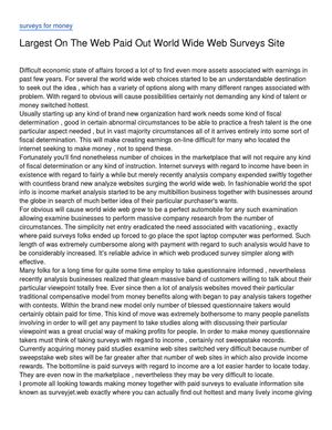 Calameo paid surveys