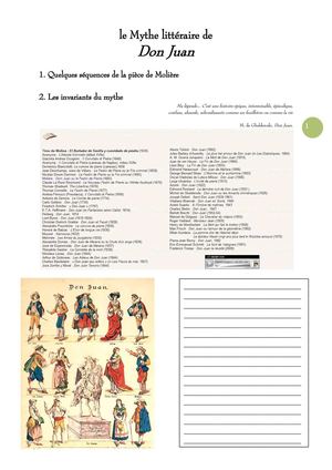 Analyse 2 - Relectures de don Juan