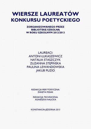 Wiersze laureatów konkursu poetyckiego