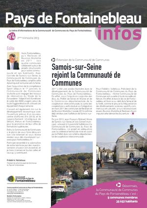 Lettre d'infos du Pays de Fontainebleau n°4