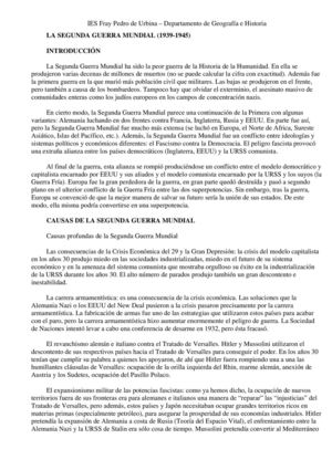 SEGUNDA GUERRA MUNDIAL