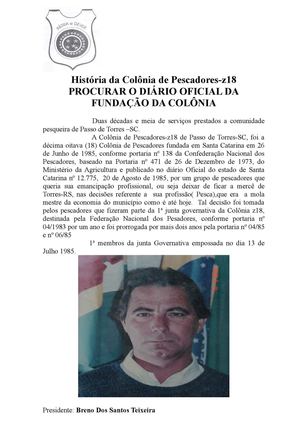 Colônia de Pescadores Z 18