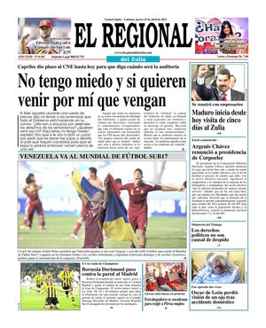El Regional del Zulia 25-04-2013