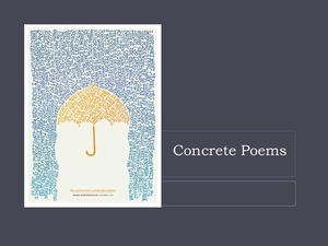 Concrete poems