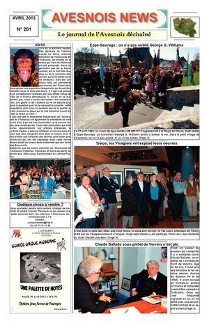 AVESNOIS NEWS N° 201