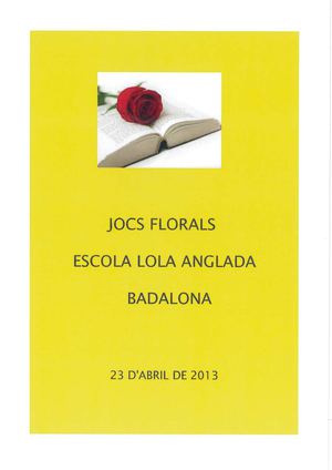JOCS FLORALS 2013
