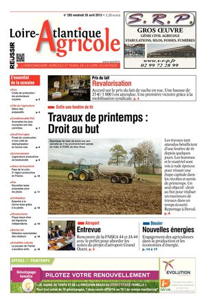 Loire-ATlantique Agricole du vendredi 26 avril (n°285)
