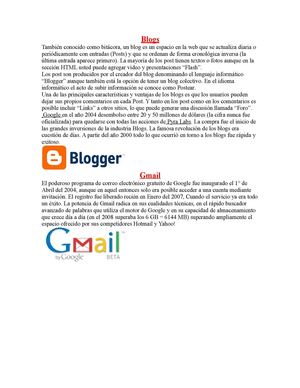 Historia del Blog y el Internet- Constanza García y Luciano Zambrano