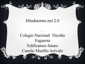Mindstorms nxt 2.0