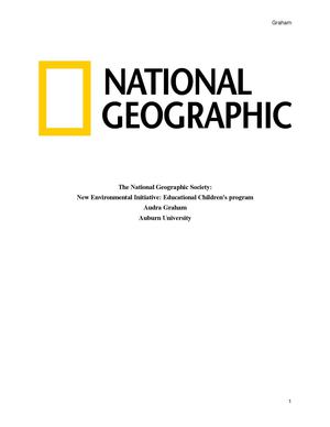 National Geographic: A Case Study