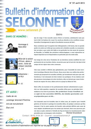 Bulletin d'information N°57