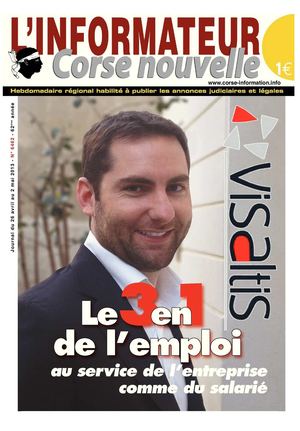 ICN N° 6462 Sans annonces légales ! avec VISALTIS