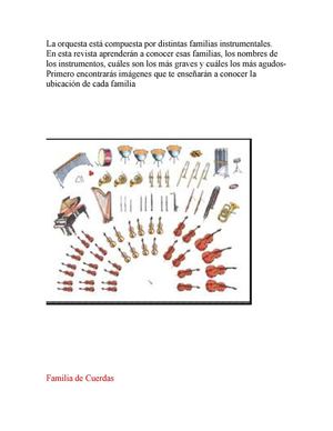 Instrumentos de la orquesta