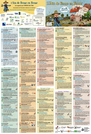 L'ain de Ferme en Ferme 2013