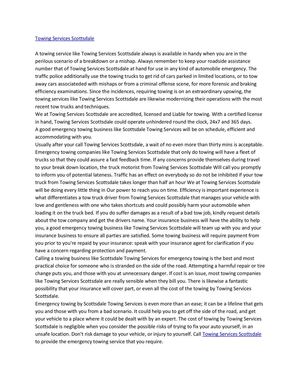 Towing Services Scottsdale | Call (480) 666-8566 | Scottsdale AZ Towing Services