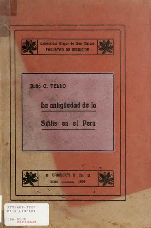 La antigüedad de la sifilis en el Perú