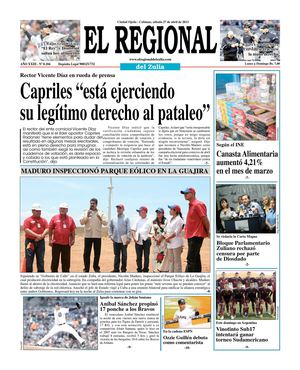 El Regional del Zulia 27-04-2013